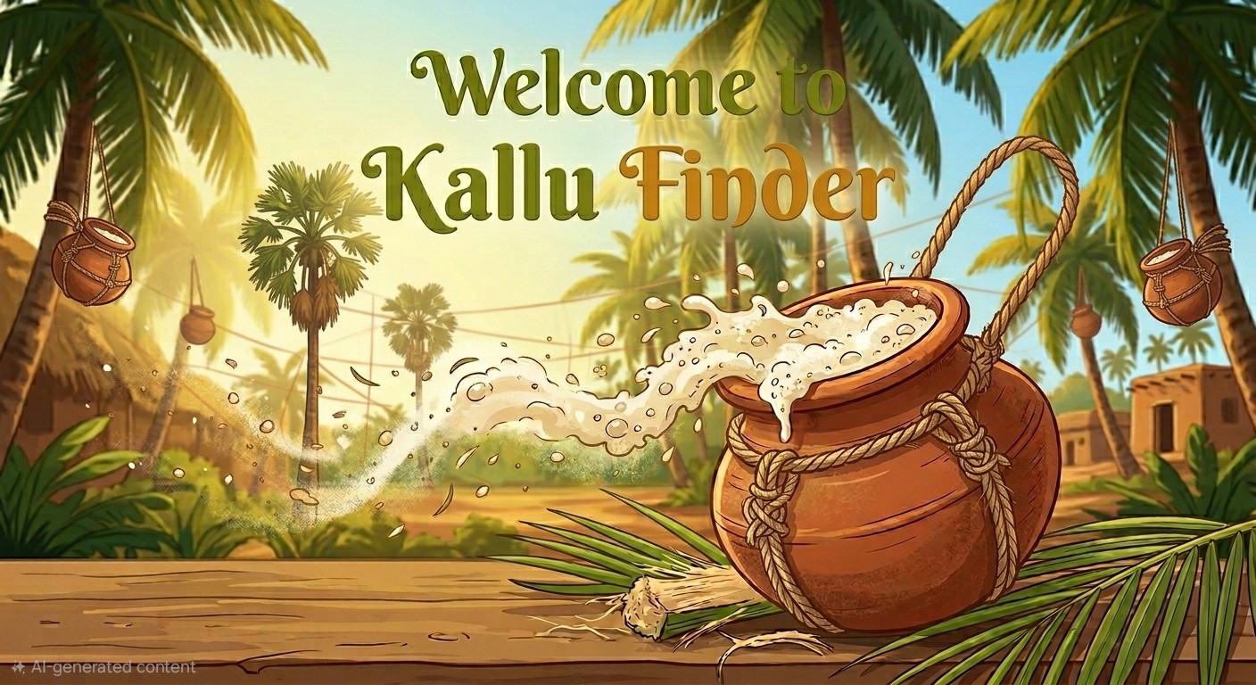 Fresh Kallu (Palm Wine) in Telangana and Andhra Pradesh